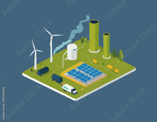 Generation of bioenergy with a biomethane plant