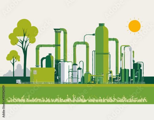 Generation of bioenergy with a biomethane plant