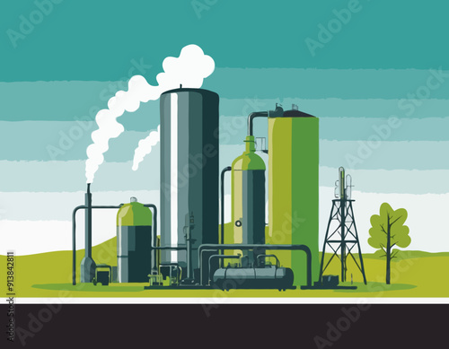 Generation of bioenergy with a biomethane plant