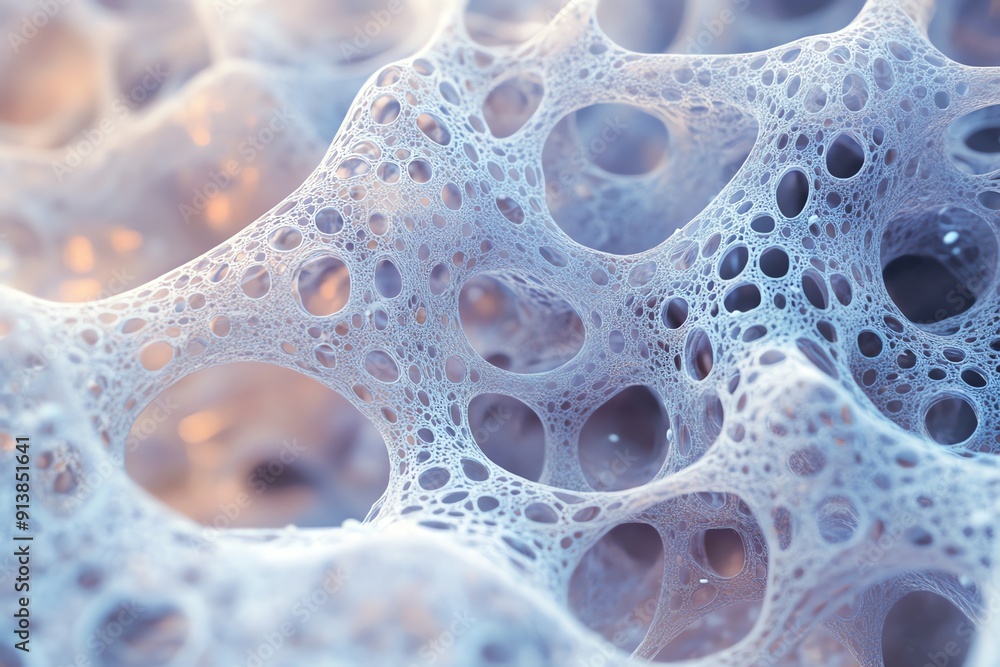 Abstract 3D Render of a White Interconnected Network Abstract 3D Render of a White Interconnected Network