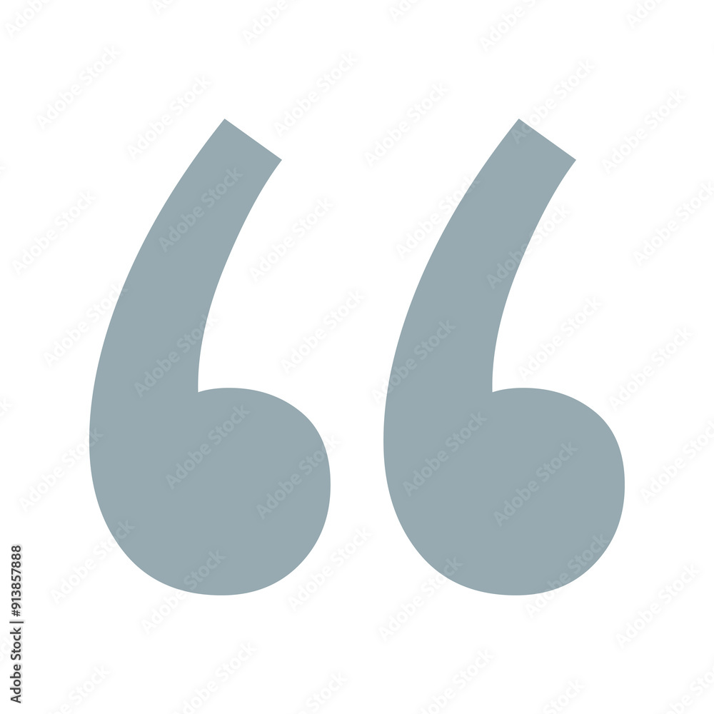 Png blue quotation mark sticker, symbol, transparent background Png blue quotation mark sticker, symbol, transparent background