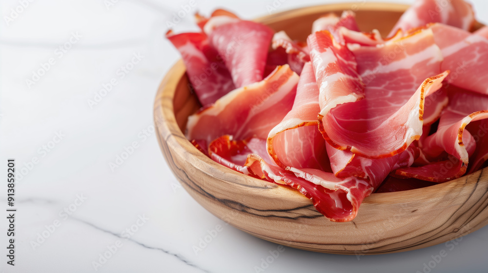 Wooden Dish Filled with Bacon Fat Wooden Dish Filled with Bacon Fat