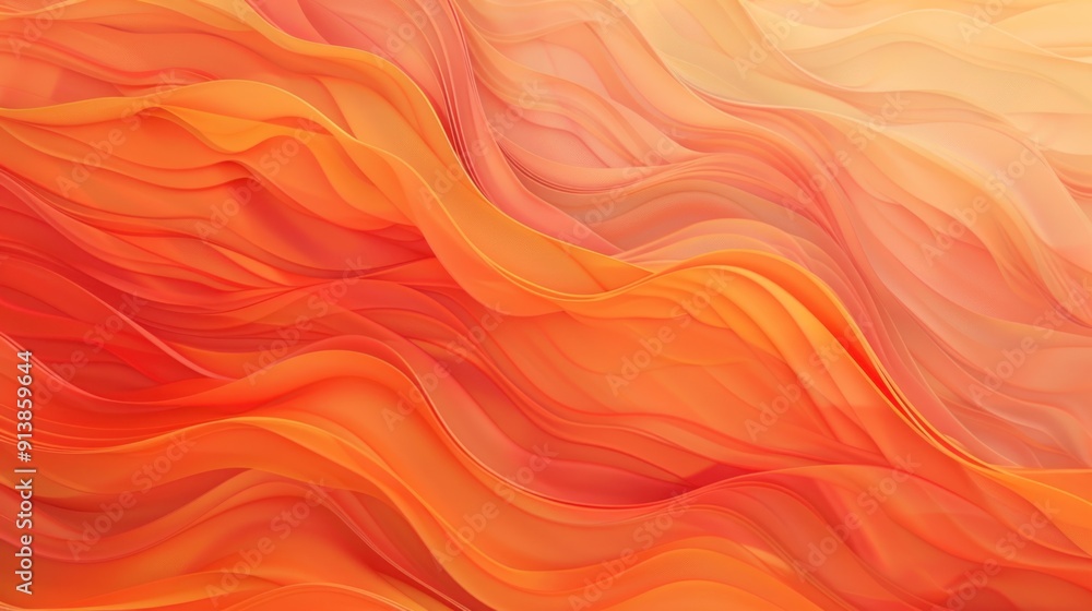 Abstract Orange and Yellow Swirling Pattern Abstract Orange and Yellow Swirling Pattern