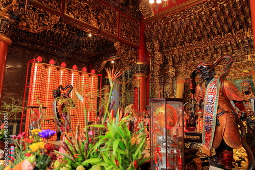 Foto Anping Kaitai Tianhou Templ, with a statue of the deity Mazu at Guosheng Rd, Anp