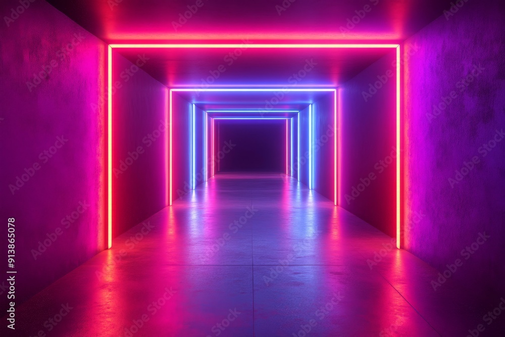 Abstract background illuminated with neon light accents, creating a vibrant and energetic atmosphere with a modern, high-tech aesthetic Abstract background illuminated with neon light accents, creating a vibrant and energetic atmosphere with a modern, high-tech aesthetic