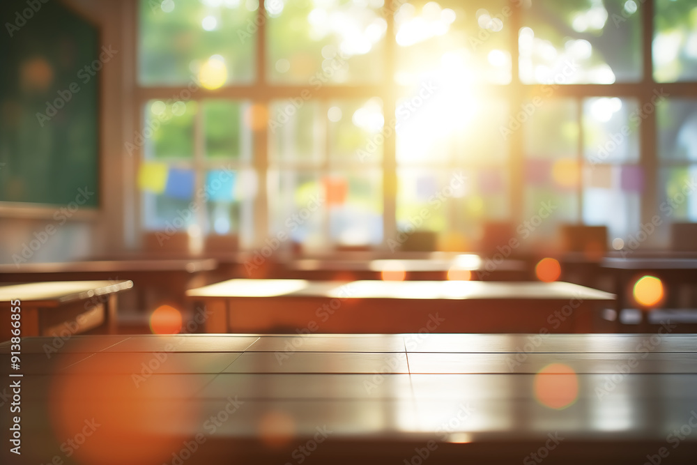 Blurred background of a school classroom. Blurred background of a school classroom.