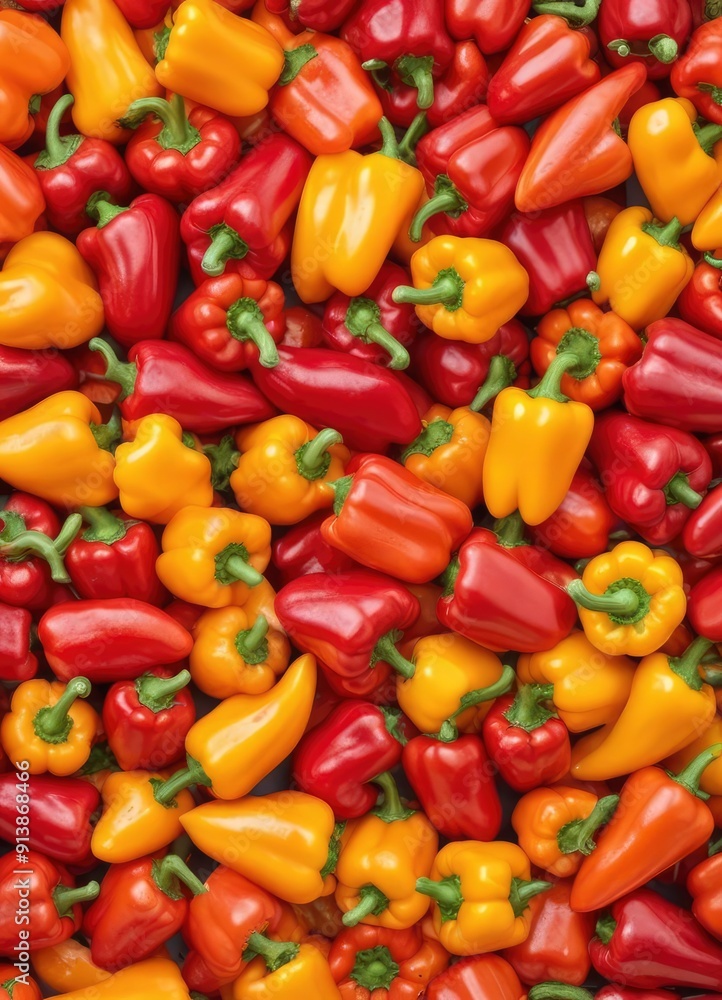 sweet Pepper, Paprika, isolated on white background, full depth of field, ai sweet Pepper, Paprika, isolated on white background, full depth of field, ai