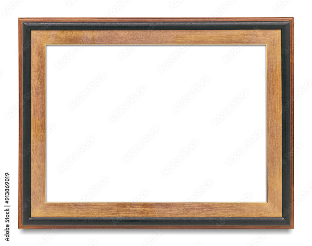 Wooden picture frame mockup transparent png Wooden picture frame mockup transparent png