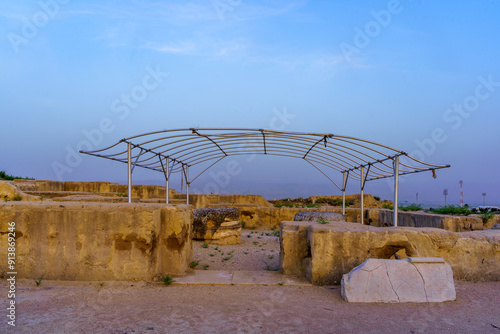 Ancient Egyptian house in Tel Bet Shean photo