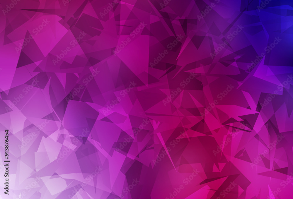 Dark Purple, Pink vector template with chaotic poly shapes. Dark Purple, Pink vector template with chaotic poly shapes.