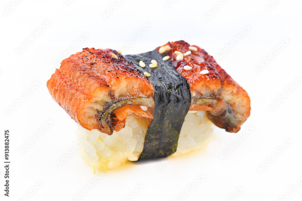 Grilled Eel Sushi Wrapped Nori Seaweed Ready to Eat Grilled Eel Sushi Wrapped Nori Seaweed Ready to Eat