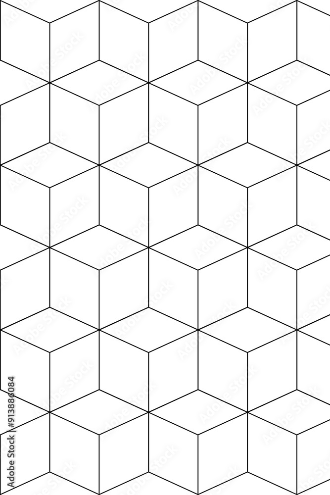 Cubic patterned background design element Cubic patterned background design element