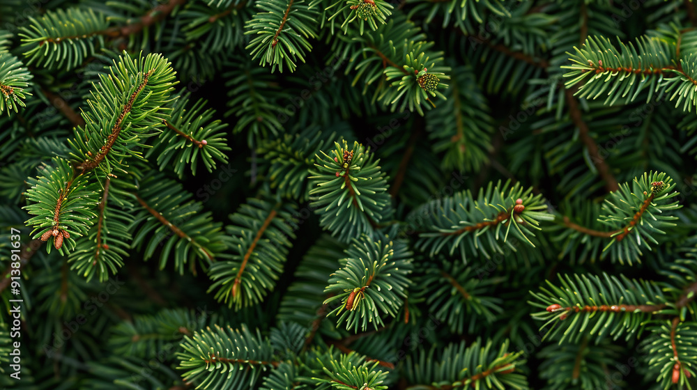 An infinite pine needle texture, featuring a dense, seamless pattern of green pine needles. The texture captures the natural An infinite pine needle texture, featuring a dense, seamless pattern of green pine needles. The texture captures the natural