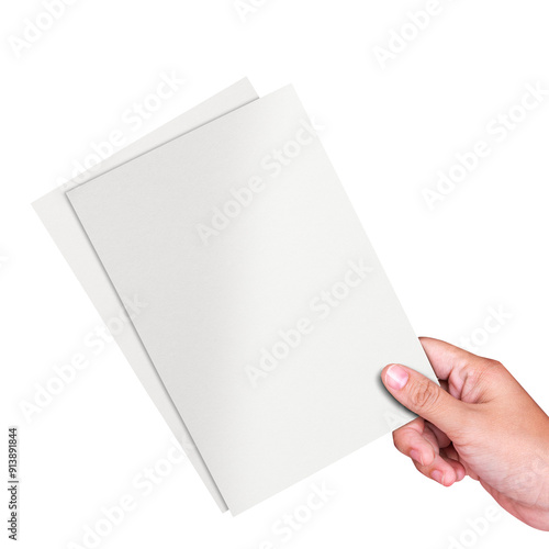 Photography Paper brochure mockup png stationery