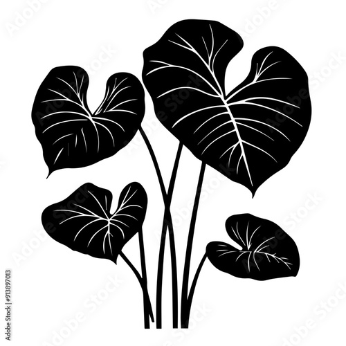 Philodendron Vector Illustration