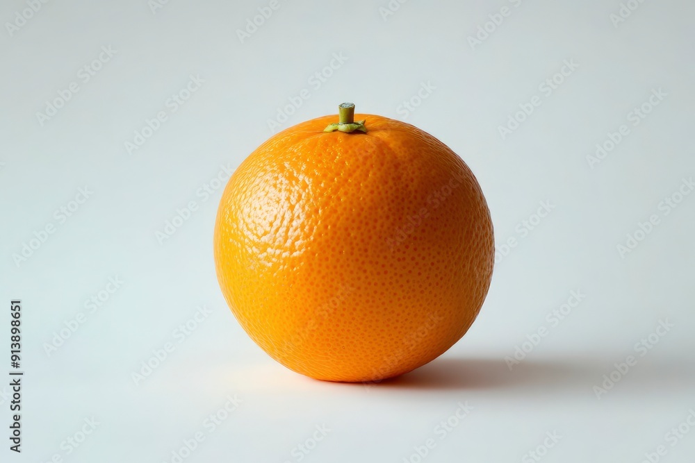 Orange isolated on white background, full depth of field , ai Orange isolated on white background, full depth of field , ai