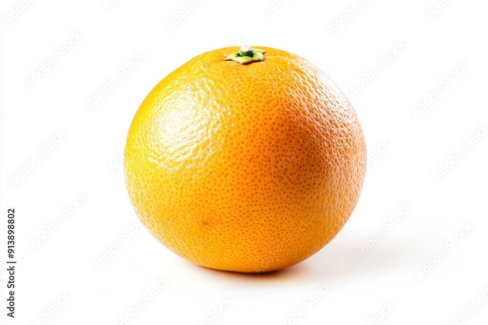 Orange isolated on white background, full depth of field , ai Orange isolated on white background, full depth of field , ai