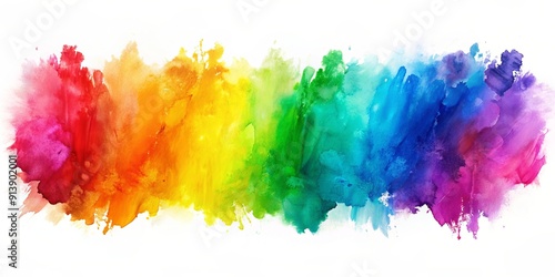 Wallpaper Mural Abstract background of colorful watercolor brush strokes, watercolor, brush strokes, painting, colorful, artistic, art Torontodigital.ca