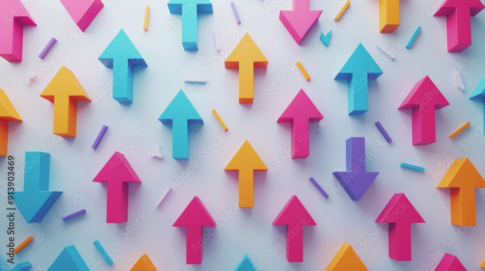 background of multicolored arrows pointing upwards background of multicolored arrows pointing upwards