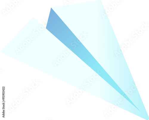 Free Download Gradient Paper Plane Illustration - GFXLoad