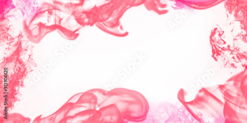 hot pink fire background isolated on white color background. Ai generated image. Elegant hand painted pastel pink alcohol ink background design. airy background, invoking feelings of romance and light
