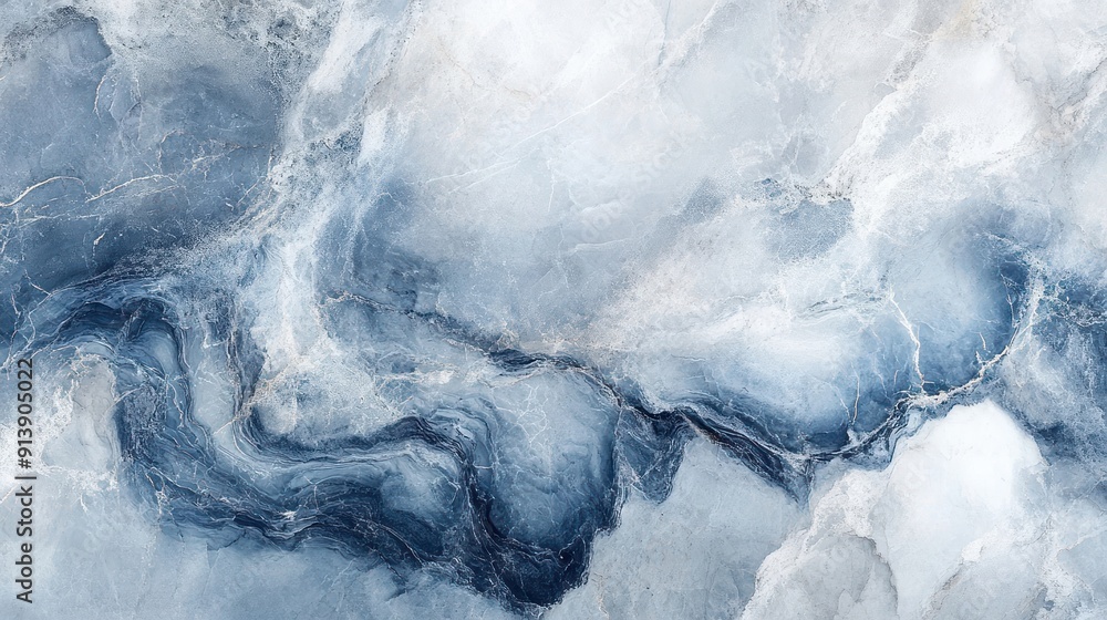 Abstract Blue and White Marble Texture Abstract Blue and White Marble Texture