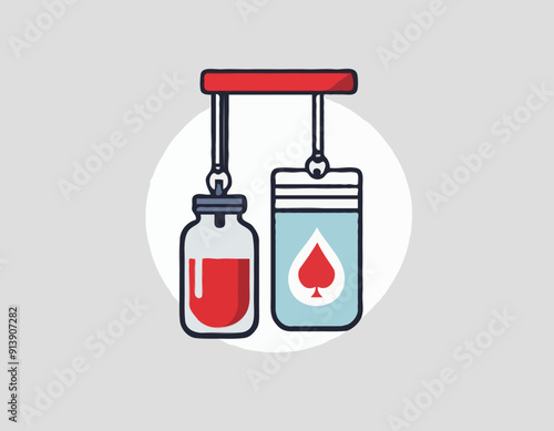 Blood donation - Intravenous bag

