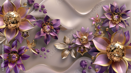 purple orchid flower