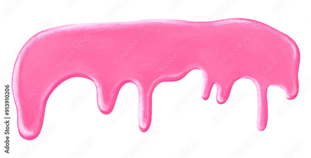 Melting strawberry sauce png texture, transparent background Melting strawberry sauce png texture, transparent background