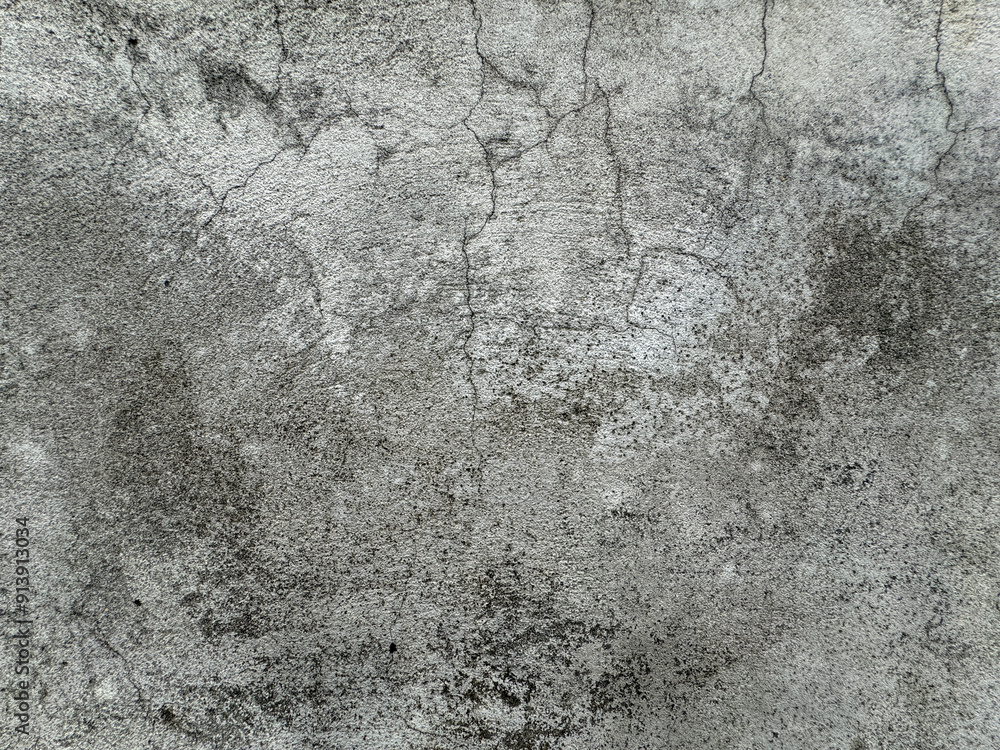 Obraz premium Grunge wall texture background. Paint cracking off dark wall with rust underneath