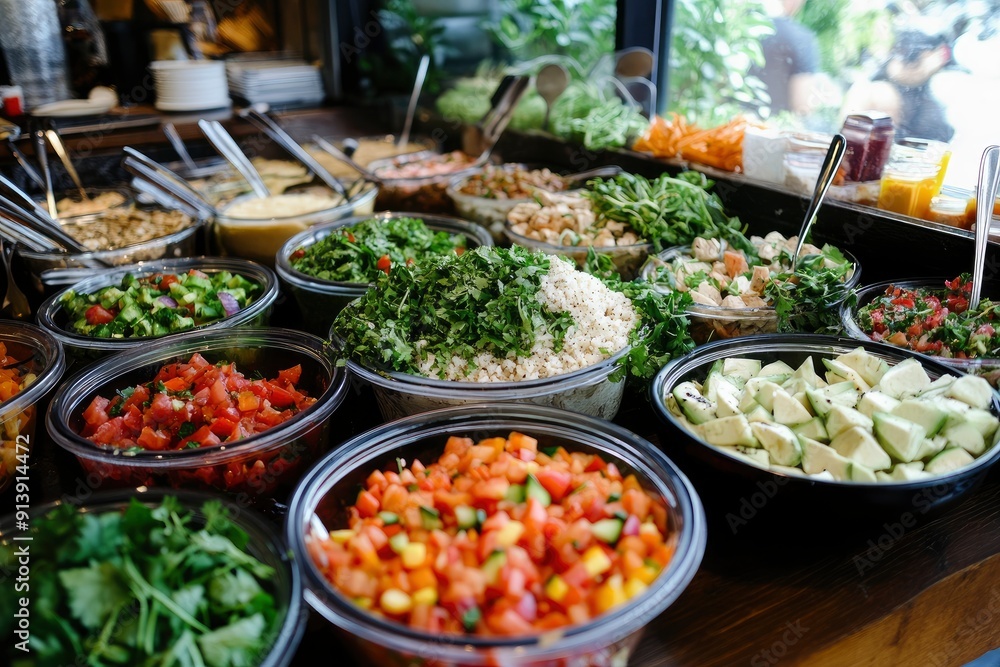 Fototapeta premium Healthy food selection - ai