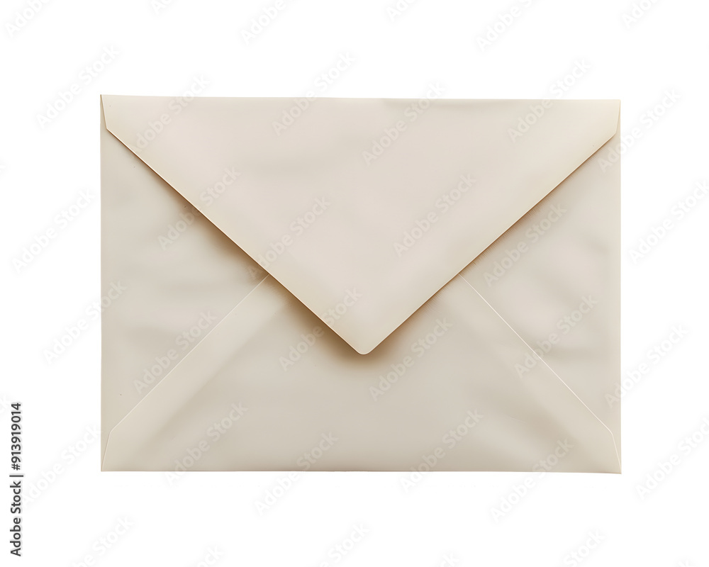 Blank Envelope: A simple, minimalist image of a blank envelope isolated on a white background. Perfect for representing communication, correspondence, mail, and delivery. Blank Envelope: A simple, minimalist image of a blank envelope isolated on a white background. Perfect for representing communication, correspondence, mail, and delivery.