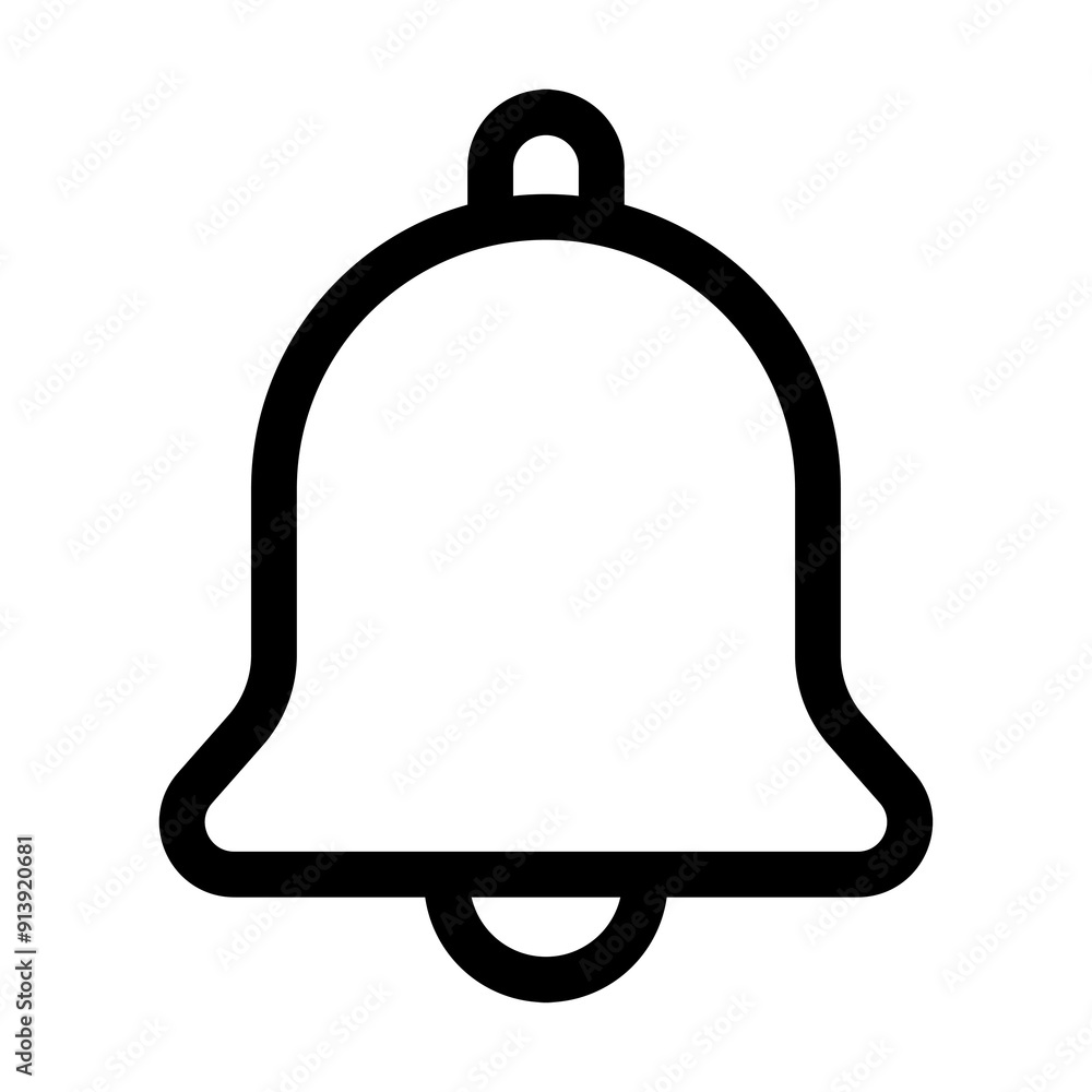 Bell outlined icon png for social media app Bell outlined icon png for social media app