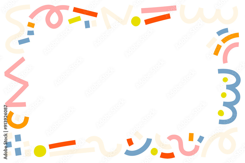 Memphis 90’s pattern png frame, colorful shade design, transparent background Memphis 90’s pattern png frame, colorful shade design, transparent background