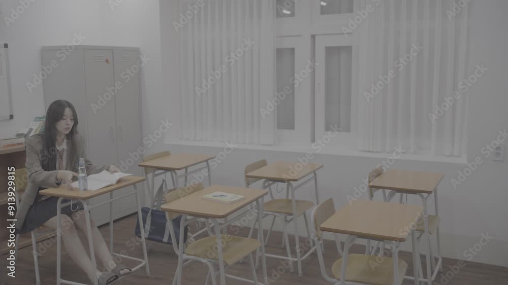 여학생 여학생