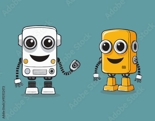ute smiling robot 
