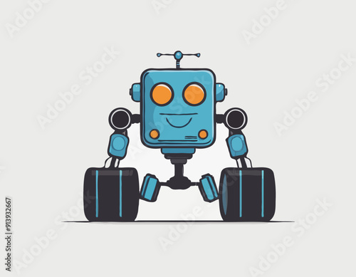 ute smiling robot 