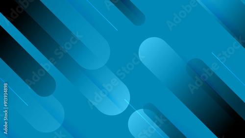 Modern abstract blue background with light multiply and shiny effect vector illustration. Suit for business