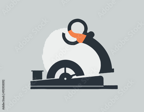 Saw Icon on Transparent Background