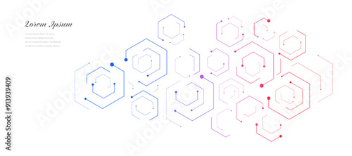 幾何学 抽象 六角形 科学 背景 透過