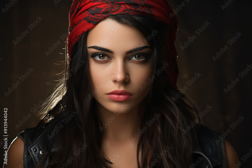 Brutal metal music lover rocker band member diversity age, cool punk style, Generative AI photo Brutal metal music lover rocker band member diversity age, cool punk style, Generative AI photo