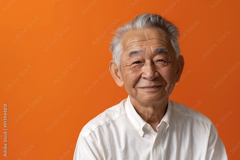 Portrait of a Smiling Senior Man Portrait of a Smiling Senior Man
