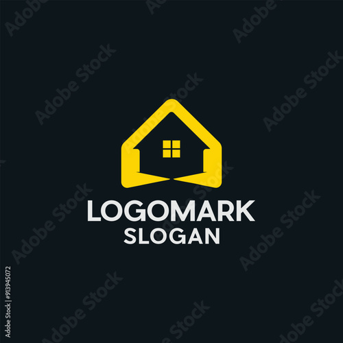 Unique Landmark Icon Logo Inspirations, Real Estate Logo, Construction Logo, Property Logo, House Logo, Home Logo