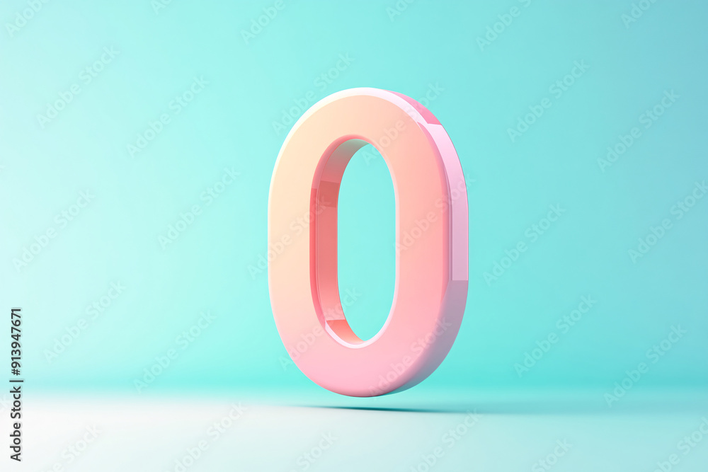 3d number 0, 3D rendering, anniversary birthday party celebration countdown concept illustration 3d number 0, 3D rendering, anniversary birthday party celebration countdown concept illustration