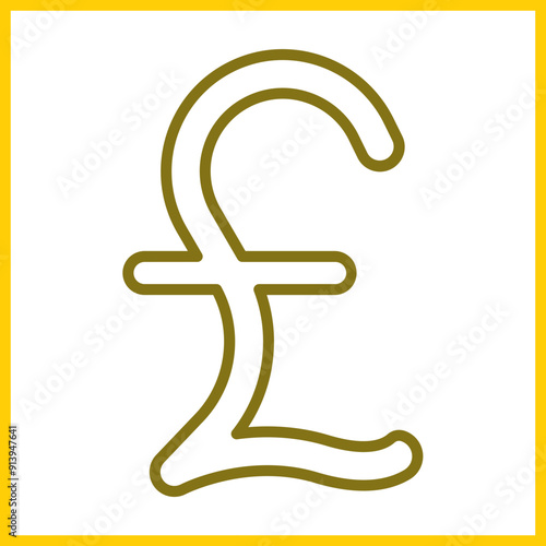 Pound Sterling icon Design