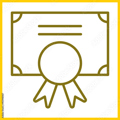 Share Certificate icon Design