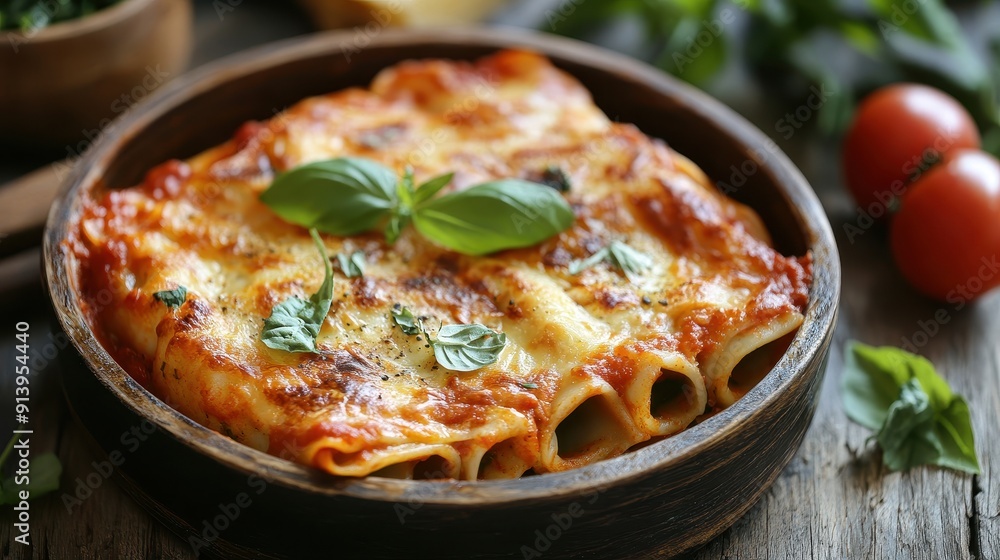 Cannelloni a balanced Italian lunch Cannelloni a balanced Italian lunch