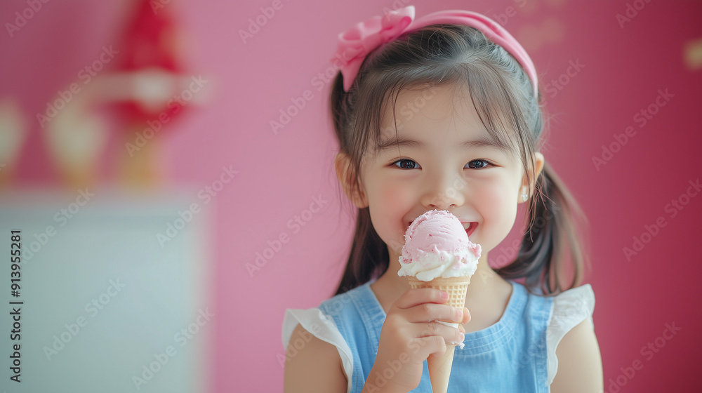 child eating cream