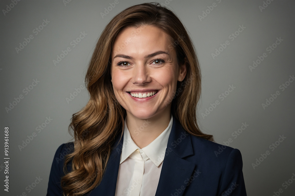 portrait of a smiling business woman with suit portrait of a smiling business woman with suit
