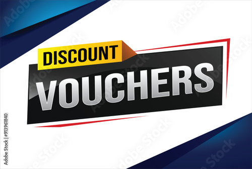 discount voucher vouchers special offer poster banner graphic design icon logo sign symbol social media website coupon advertising store shop online, website, landing page

